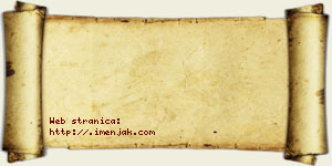 Kristina Bjeletić vizit kartica